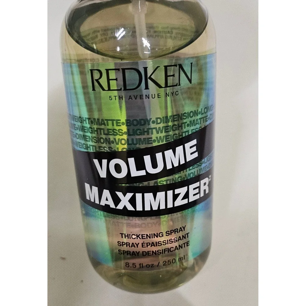 Redken Volume‎ Maximizer Thickening Spray 8.5oz Matte Finish Volumizing Spray
